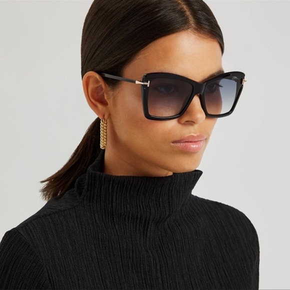 Tom Ford Accessories - New! TOM FORD Leah Sunglasses TF849 01B, Authentic